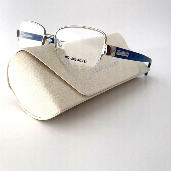 New Michael Kors Half Rimless Silver MK7008 1079 - Picture 1 of 8